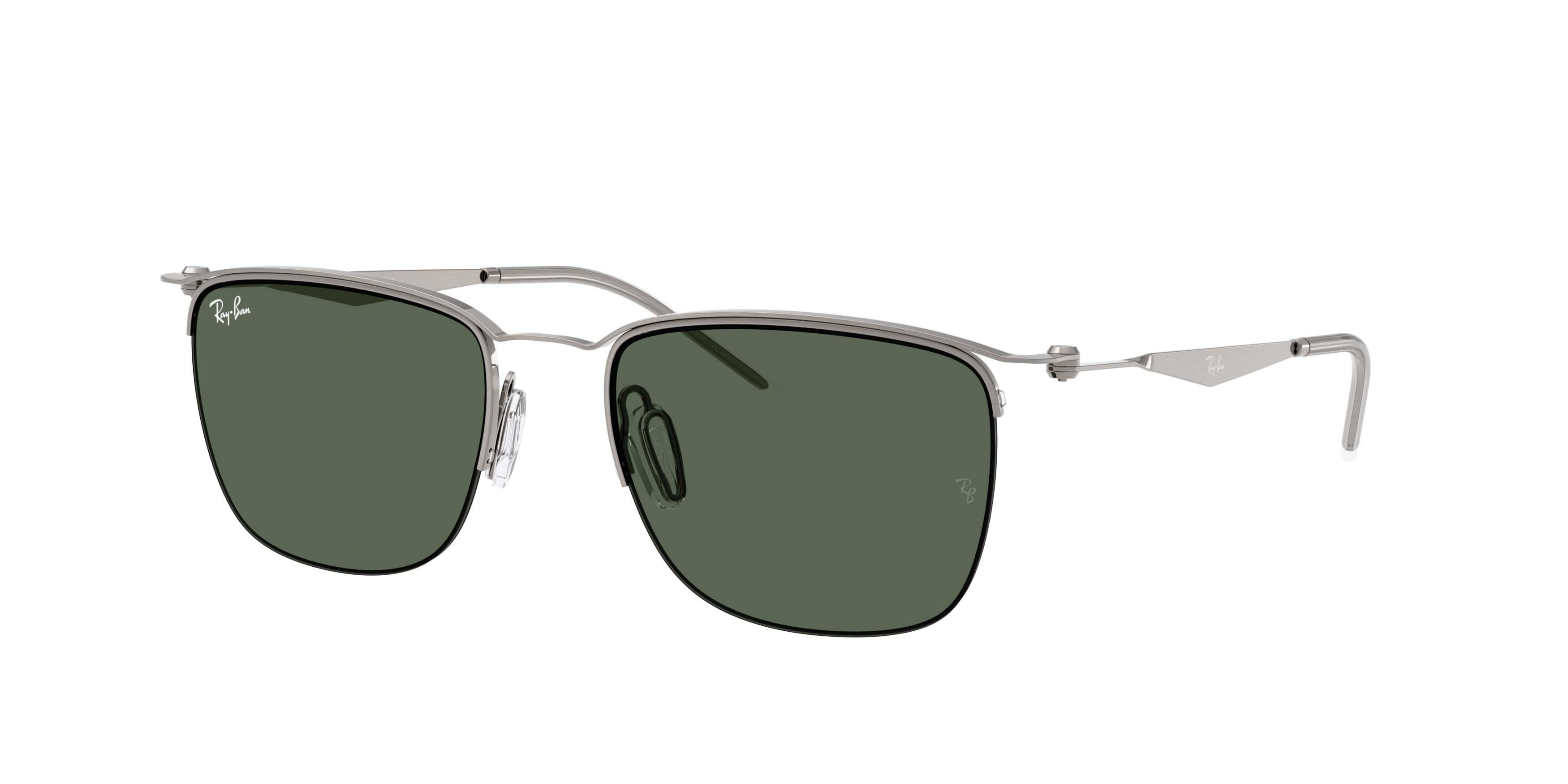 Ray-Ban RB8550 Dark Green Sunglasses - Gunmetal - GREY/GREEN